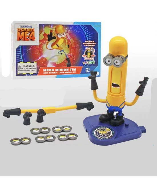 Despicable Me 4 Series Toy Figure Set - Mega Minions Tim Model Kit