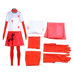 Hazbin Hotel Woman Cosplay Costume - Red Dress Niffty