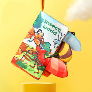 Baby Cloth Books - Insect World
