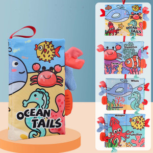 Baby Cloth Books - Ocean Tails