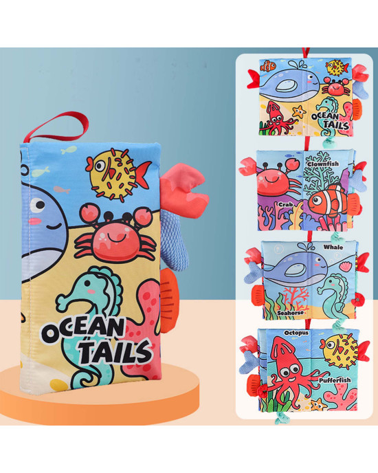 Baby Cloth Books - Ocean Tails