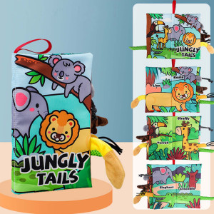 Baby Cloth Books - Jungel Tails